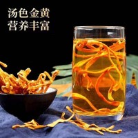 金蟲草蟲草花菌蛹蟲草干貨蟲草菇煲湯食材料餐飲燉罐菜材廠家批發